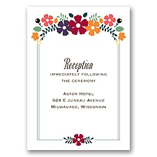 Splendid Season - Reception Card