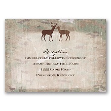 Deerly Beloved - Reception Card
