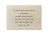 Stylish Layers - Reception Card