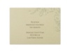 Modern Metallics - Reception Card