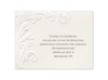 Embossed Flourish - Reception Card