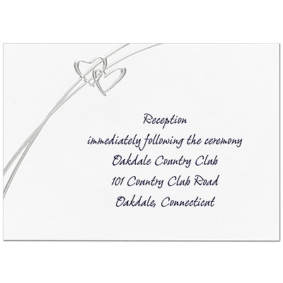 Love Struck - Reception Card