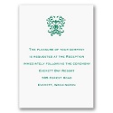 Wrapped in Love - Bright White Reception Card