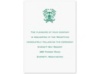 Wrapped in Love - Bright White Reception Card