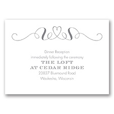 Gracefully Wed - Reception Card