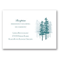 Hidden Forest - Reception Card