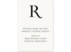Modern Elegance Stamp - Bright White Reception Card