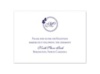 Circle Butterfly Monogram - Reception Card