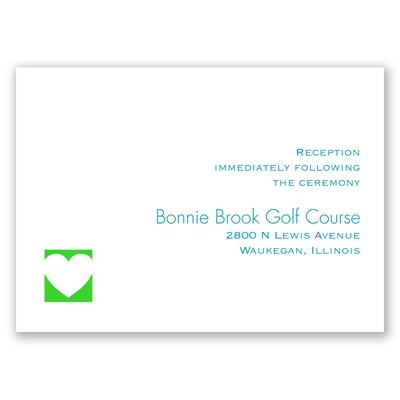 Make A Statement - Reception Card