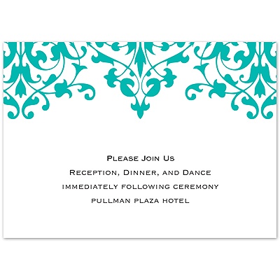 Romance - Mermaid Reception Card
