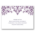 Romance - Wisteria Reception Card