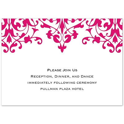 Romance - Watermelon Reception Card