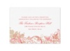 Flourish with Golden Shadow - Guava - Reception Card
