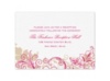 Flourish with Golden Shadow - Watermelon - Reception Card