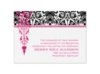 Loving Damask - Reception Card