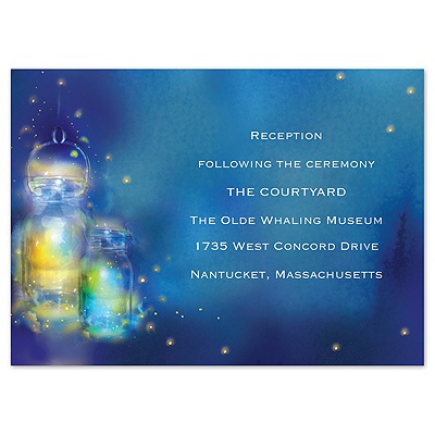 Love Lights - Reception Card