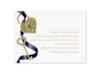 Key To My Heart - Lapis - Reception Card
