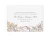 Flourish with Golden Shadow - Mercury - Reception Card