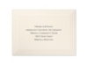 Antique White Triple Panel - Reception Card