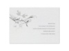 Silver Vines - Reception Card