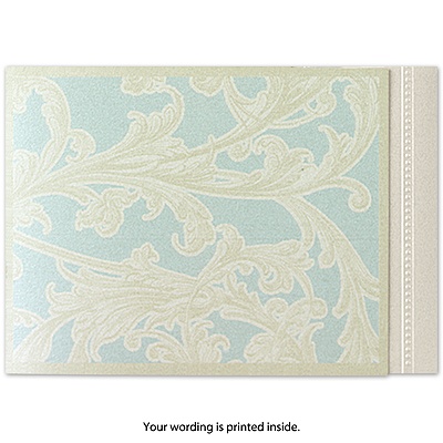 Baroque Flourishes - Reception Card