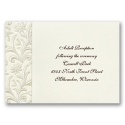 Taupe Duet - Reception Card