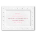 Petite Dot Border - Reception Card