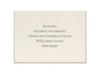 Edged in Gold - Reception Card