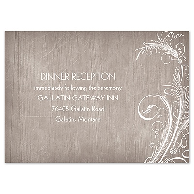 True Romance - Reception Card