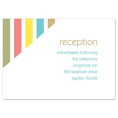 New Dimension - Pool - Reception Card