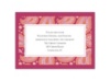 Perfect Paisley Duet - Watermelon - Reception Card