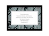 Perfect Paisley Duet - Black - Reception Card