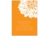 Burst of Love - Tangerine - Reception Card