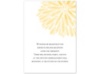 Burst of Color - Canary - Reception Card