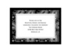 Perfect Paisley - Black - Reception Card