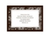Perfect Paisley - Chocolate - Reception Card