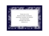 Perfect Paisley - Lapis - Reception Card