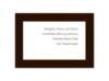 Central Park - Chocolate Reception Card