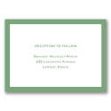 Photo Simplicity - Clover - Reception Card