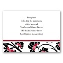 Floral Border - Apple?- Reception Card