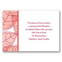 Translucent Leaves - Apple - Reception Card