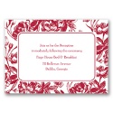 Vintage Floral Photo - Apple - Reception Card
