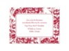 Vintage Floral Photo - Apple - Reception Card