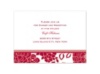 Floral Patterned - Apple - Reception Card