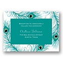 Jade Peacock - Reception Card