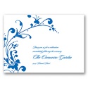 Fancy Flourish Photo - Horizon - Reception Card