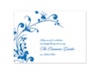 Fancy Flourish Photo - Horizon - Reception Card