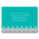 Damask Band Photo - Mermaid - Reception Card