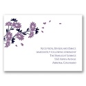 Graceful Petals - Wisteria - Reception Card