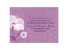 Moonlight Blossoms - Sangria - Reception Card